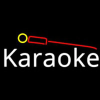 Karaoke And Microphone 1 Neonskylt