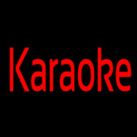 Karaoke Cursive Neonskylt