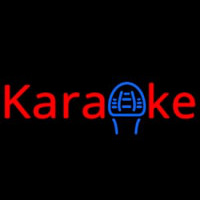 Karaoke Mike 1 Neonskylt