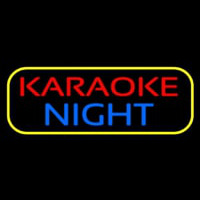 Karaoke Night Colorful Neonskylt