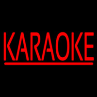 Karaoke Red Line Neonskylt