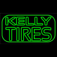 Kelly Tires Neonskylt