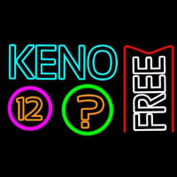 Keno Free 2 Neonskylt