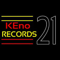 Keno Records 21 2neon Sign Neonskylt