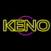 Keno With Ball 1 Neonskylt