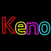 Keno With Oval Border 2 Neonskylt
