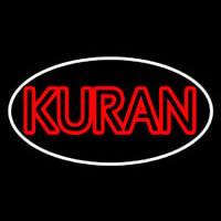 Kuran With Border Neonskylt