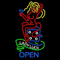 Lady Luck She Devil Neonskylt