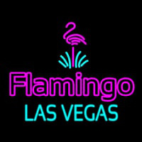 Large Flamingo Hotel Las Vegas Neonskylt