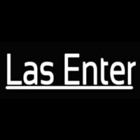 Las Enter Neonskylt