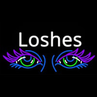 Lashes Eyes Neonskylt