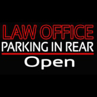 Law Office Open Neonskylt