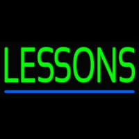 Lessons Neonskylt