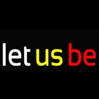 Let Us Be Neonskylt