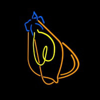 Lightbulb Chandelier Neonskylt