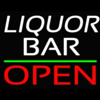 Liquor Bar Open 1 Neonskylt