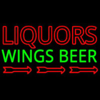 Liquor Wings Beer Neonskylt