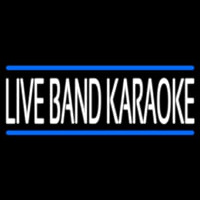 Live Band Karaoke Neonskylt