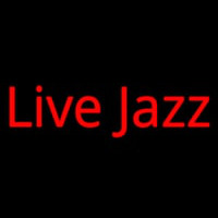Live Jazz Neonskylt