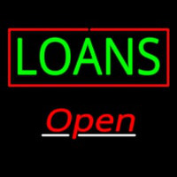 Loans Open Neonskylt