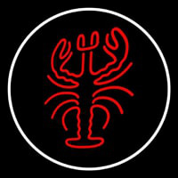 Lobster Logo Oval Neonskylt