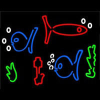 Logo Fish Neonskylt