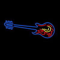 Logo Guitar Neonskylt
