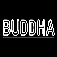 Lord Buddha With Red Line Neonskylt
