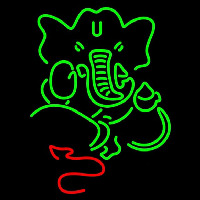 Lord Ganesha Neonskylt