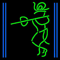 Lord Krishna With Line Neonskylt