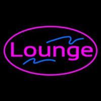 Lounge Oval Pink Neonskylt