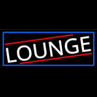 Lounge With Blue Border Neonskylt