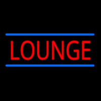 Lounge With Blue Lines Neonskylt