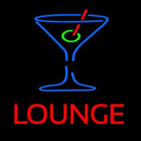 Lounge With Martini Glass Neonskylt
