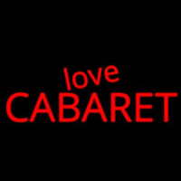 Love Cabaret Neonskylt