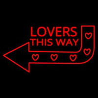 Lovers This Way Neonskylt