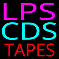 Lps Cds Tapes Neonskylt