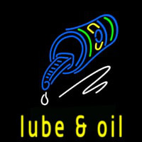 Lube And Oil Neonskylt