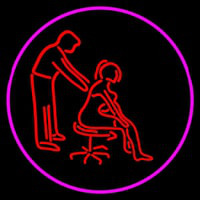 Male Female Massage Logo Neonskylt