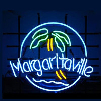 Margaritaville Butik Öppet Neonskylt
