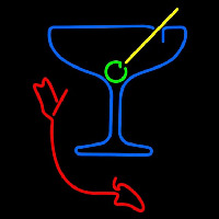 Martini Glass with Arrow Neonskylt