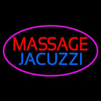 Massage And Jacuzzi Neonskylt