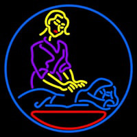 Massage Logo Open Neonskylt