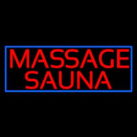 Massage Sauna Neonskylt