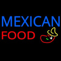 Me ican Food Logo Neonskylt