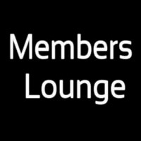 Members Lounge Neonskylt