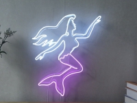 Mermaid Sexy Girl Neonskylt