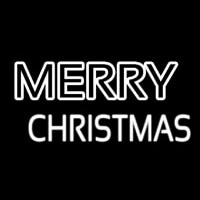 Merry Christmas Logo Neonskylt