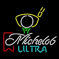 Michelob Ultra Red Ribbon PGA Golf Neonskylt