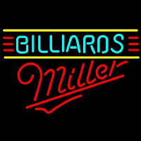 Miller Billiards Te t Borders Pool Beer Sign Neonskylt